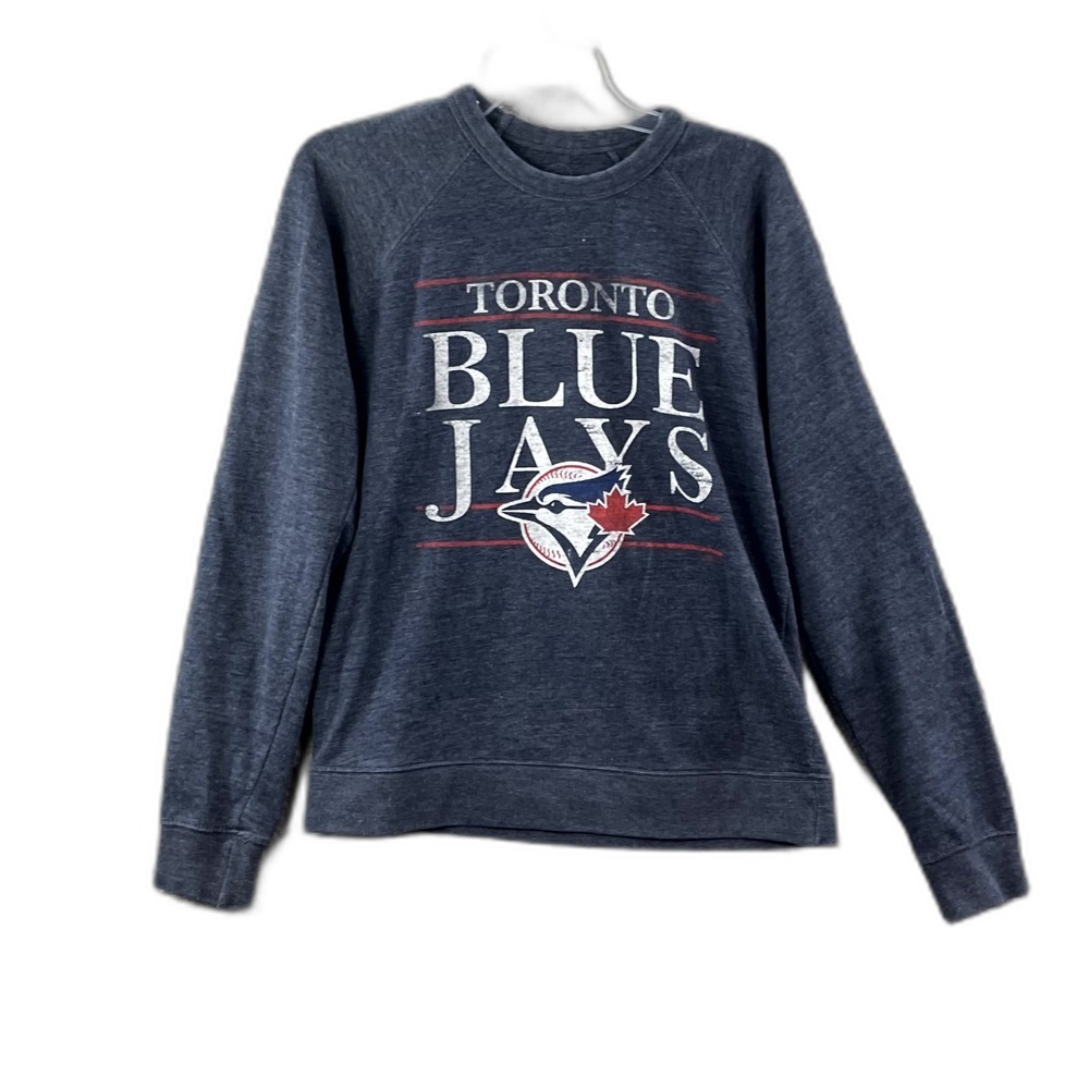 Toronto Blue Jays Shirt Mens Navy Blue MLB Baseball Long Sleeve Camping Corpore